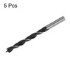 HARFINGTON 5pcs Brad Point Drill Bits 7mm(18/64") Dia Straight Steel