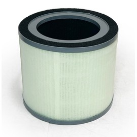 Nispira TR-8080 4-in-1 True HEPA Activated Carbon Filter Replacement Compatible with DreamEgg Air Purifier Portable TR-8080 Part RF001, 3 Packs