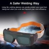 BHCASE Solar Auto Darkening Welding Glasses Safety Protective Welders Glasses