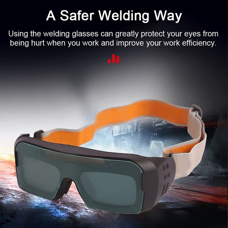 BHCASE Solar Auto Darkening Welding Glasses Safety Protective Welders Glasses
