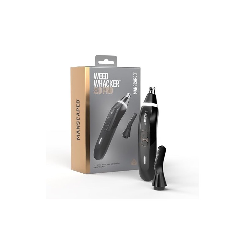 MANSCAPED® Weed Whacker® 3.0 PRO - Cortadora eléctrica para nariz,