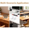 Sissatthai 4Pcs Acrylic Pen Display Stand Clear Pen Holder for