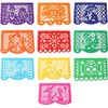 100PC Papel Picado Mexicano para Altar Día Muertos 37x25 cm