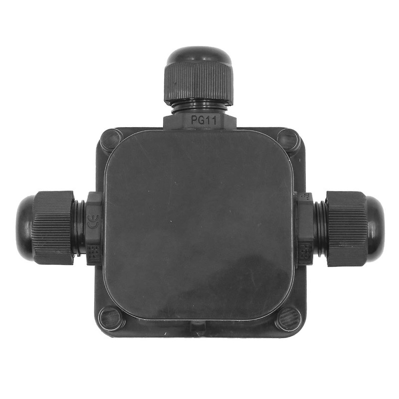 5 PCS Waterproof Black IP68 Plastic Cable Wire Connector Gland