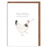 Lottie Murphy Chicken Birthday Card - 'Happy Birthday Spring Chicken!'