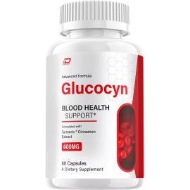 Glucocyn (1 Pack) Glucocyn Capsules – Glucosyn, All Natural Glycogen Support