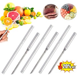 Unbranded Multipurpose Outdoor Portable Fruit-Knife with Sheath, Portable Kitchen Tool~US - 1PCS