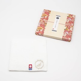Imabari Handkerchief, Imabari Pocket Taru, Hand Towel, Imabari Towel, Towel, Handkerchief, Mini Handkerchief, Alphabet Embroidery, Name Initial, Women's, Mother's Day, Women, Girls, Kids, Compact,