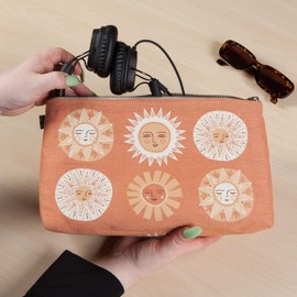 Danica Studio Large Zipper Cosmetic Bag, Soleil