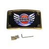 Custom Dynamics Limited Edition Gold Radius Motorcycle Plate Frame with
