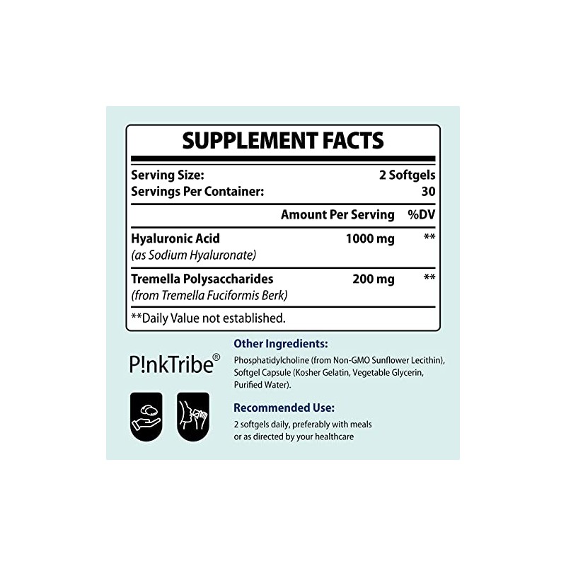 Liposomal Hyaluronic Acid Supplements - 1200mg Per Serving, High-Potency Bioavailable