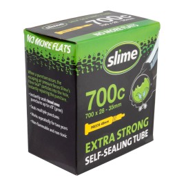 Slime Tube 700c x 28-35mm Self Sealing Presta Valve Bicycle Tubes - One Tube