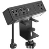 CCCEI Desk Clamp Power Strip with PD 3.0 Fast Charging