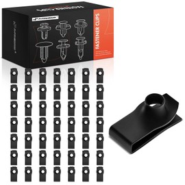 A-Premium 50PCS Metal Retainer Clip Fasteners Compatible with Ford Replaces 379831S