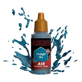 The Army Painter Warpaints Air Twilight Sky - Non-Toxic Water Based Airbrush paint – acrylic paint and primer for Tabletop Roleplaying, Boardgames, and Wargames Miniature Model Painting