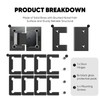 AatrixQuayn 180 Degree Glass Shower Door Hinges Heavy Duty Solid