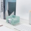 Mint Green Sticky Note Holder Metal Mesh Memo Cube Post