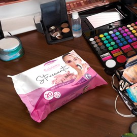 Face & Eye Makeup Remover pH 5.5 - With Glycerin for Softness and Nourishing Panthenol, Ideal for All Skin Types - Dermatologically Tested - 20 Handkerchiefs