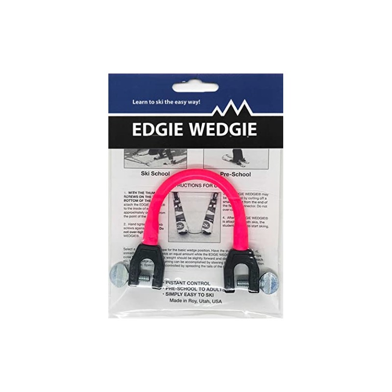Edgie Wedgie Kids Ski Tip Connector (Pink)