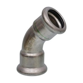 SEPPELFRICKE XPS041 Stainless Steel Elbow 45° I/I, 42 mm