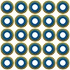 ResOne Premium Blue Viton Oxygen Regulator Yoke Washer Seals 25-Pack