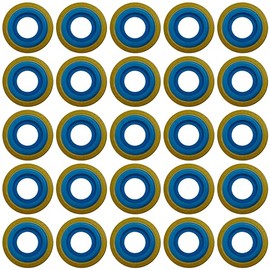 ResOne Premium Blue Viton Oxygen Regulator Yoke Washer Seals 25-Pack