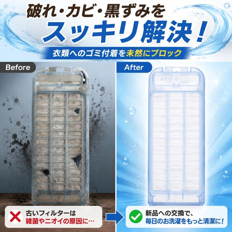 ISTORA Lint Filter for Washing Machine Compatible with Panasonic AXW22A-9MB0