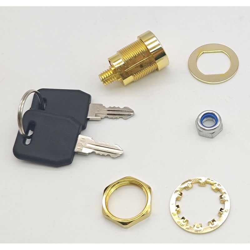 Armstrong Replacement Lock for Stack-On Safes, Brass Finish, Direct Replacement