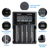 XTAR VC4SL 3A Fast Charger 4-Bay, 18W QC3.0 Adapter Included,