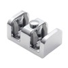 Gordon Glass® Shower Door Bottom Guide for Frameless Bypass Shower