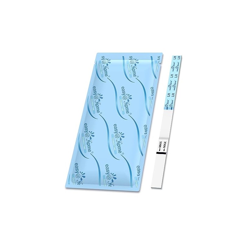 Easy@Home Ovulation Test Strips: Ovulation Strips for Women, Powered by