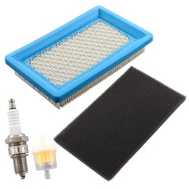 MCHNIC Air Filter with Pre Filter Spark Plug for Honda Lawnmower GVX150 GVX160 HR1950 HR2150 HRB475 HRB535 MTD 1P61 HRB215 HRB215K1 HRB215K2 HRB215K3 HRM195 HRM195 HRM215 Replacement MTD 951-10298