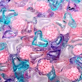 5 in 1 Laundry Beads, 30/50pcs/set Long Lasting Fragrance Detergent Beads, Anti-static Pastel Laundry Balls, Laundry Tools & Accessories for Home Use:_Multicolor_50pcs