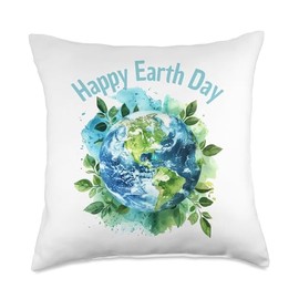 Earth Day Quote Earth Cool Happy Earth Day Unique Throw Pillow