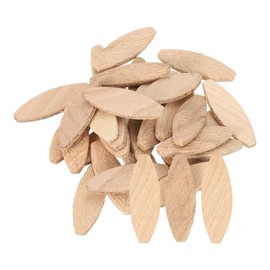 uxcell 50Pcs Wood Joiner Biscuits, 45x16x3.8mm Woodworking Biscuits, Wood Board Docking Tool Joiner Accessories for Carpenters and DIY Projects