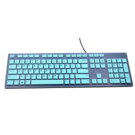 Keyboard Skin Compatible for Dell Inspiron AIO Desktop 24" 27" 5400 5490 7700 7790，Dell KB216 KB216p KB216d Wired Keyboard, Dell KM636 Wireless Keyboard, Dell Optiplex 5250 3050 3240 5460 7450 (Mint)