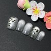 For office workers to press nails, hand-painted bamboo nails, clear