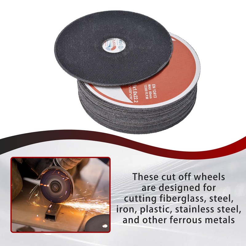 Cut Off Wheels 100 Pack 4-1/2 x 1/25 x 7/8
