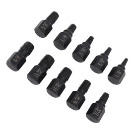 Screw Extractor Set, CR V Steel 1/8 in to 13/32 in Hex Bolt Extractor, Suitable for Home, Telecommunications, Automotive or Mechanical Maintenance Work