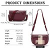 Boadlol Large Bum Bag Women's Shoulder Bag Crossbody Bag Shoulder