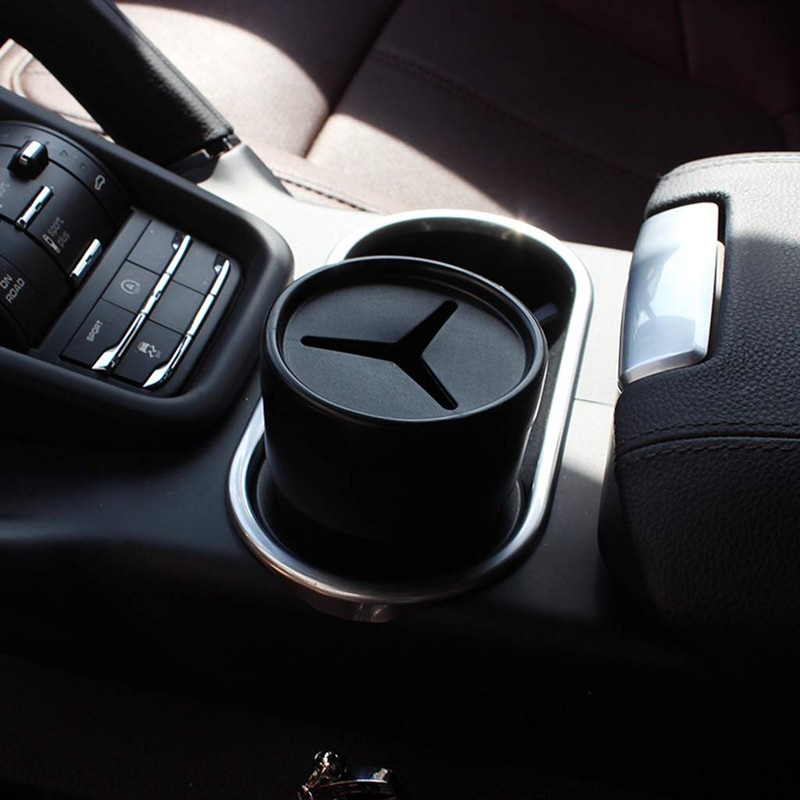 Car Multifunction Holder Mini Pen Tissue Coin Box Black Auto