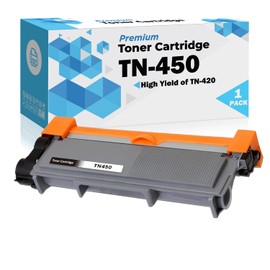 Ultra Toner® Compatible Replacement for Brother TN450 High-Yield Black Toner Cartridge TN-450 HL-2270DW HL-2280DW HL-2230 HL-2240 HL-2240D MFC-7860DW MFC-7360N DCP-7065DN Intellifax 2840 2940 (1 PK)