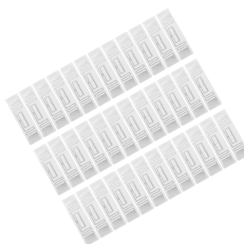 100pcs UHF RFID Labels 860‑960MHz UR108 Chip Reusable Electronic Tag