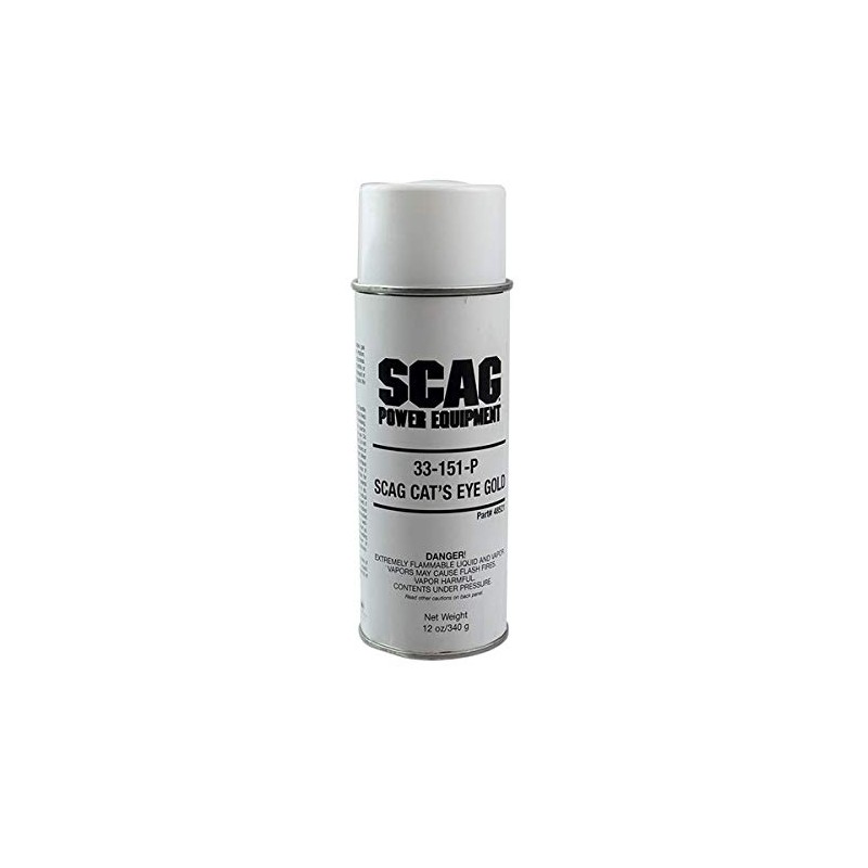 Scag 4PK Genuine OEM 12oz Can Orange Cat's Eye Gold