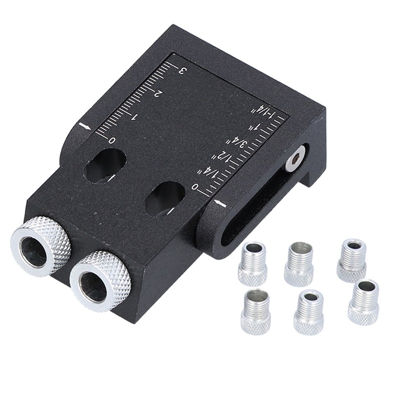 39Pcs Pocket Hole Jig 15 Degree Woodworking Guide Oblique Drill