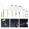 Fly Fishing Tying Tool Kit Including with Bobbin Finisher Scissors