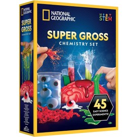 NATIONAL GEOGRAPHIC NAT GEO Gross Science Kit - 45 Experiments - STEM Project Gifts for Kids