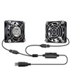 GDSTIME 5V USB Fan 60mm Mini Fan, 2 Pack 60mm
