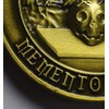 The Commemorative Coin Company MEMENTO MORI/VIVERE Antique Gold REMINDER COIN
