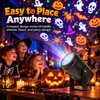 USB Rotating Holiday Projector Light for Festive Decor – LED
